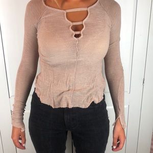 Free People long sleeve shirt